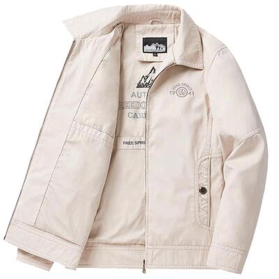 jpdun翻领秋冬季宽松夹克