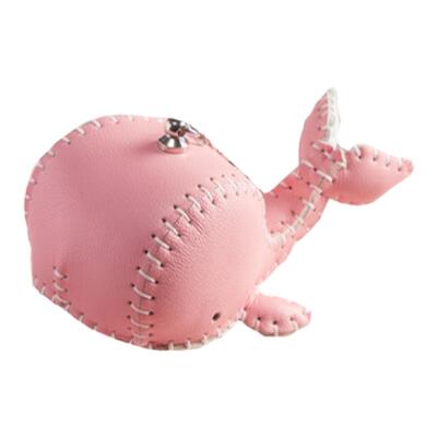 裁鱼手工礼物diy材料包真皮自制可爱鲸鱼挂件钥匙扣背包挂饰团建