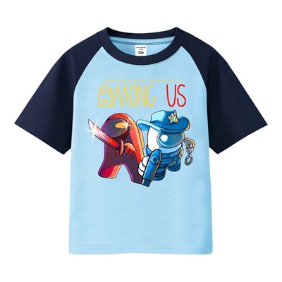 太空杀衣服短袖t恤儿童纯棉