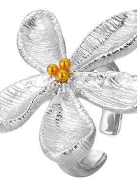 千代兰戒指女开口可调节