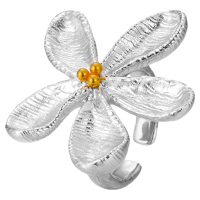 千代兰戒指女开口可调节