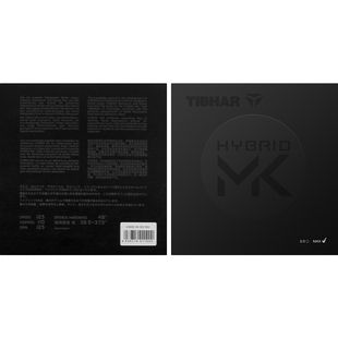 TIBHAR挺拔乒乓球拍胶皮新款MK粘性反胶胶皮内能海绵套胶37°柔