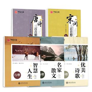 行楷字帖钢笔成年吴玉生行书硬笔书法临摹练字帖高中生初中生名家散文华夏万卷女生优美诗歌男生手写体成人诗词漂亮字体描红练字本