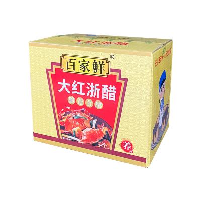 百家鲜大红浙醋620ml*12瓶泡萝卜