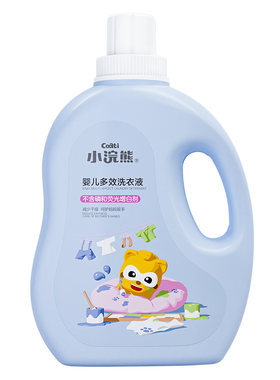 小浣熊婴儿多效洗衣液瓶装实惠装