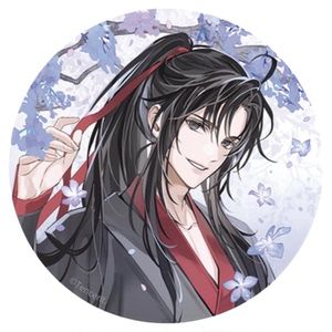 觅星社魔道祖师周边正版徽章吧唧