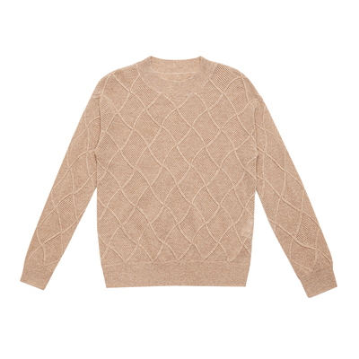 鹿王100%纯山羊绒女纯色简约时尚