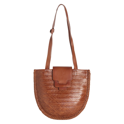 法式复古度假风手工编织包