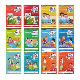 英文原版书籍 新加坡小学数学家庭作业My pals are here Maths Homework 英文原版  新加坡教材教辅 新加坡数学英文版