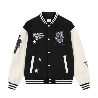 维动星驰棒球服外套男冬运动美式