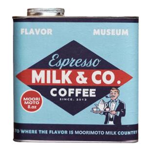 莫里莫托牛奶公司意式拼配拿铁咖啡豆乔治大罐装咖啡粉现磨队长