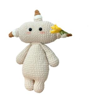 手工DIY钩织材料包玛卡巴卡玩偶安抚娃娃小熊自制礼物送女朋友