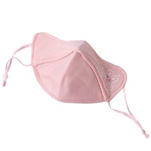 儿童口罩棉布秋冬季户外防寒保暖加厚男女宝宝可爱护脸漏鼻孔透气