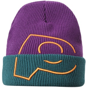 PuffFrog Knit Visor Beanie泡芙蛙帽檐撞色针织冷帽保暖毛线帽