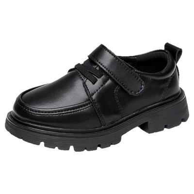 男童真皮软底演出小黑鞋