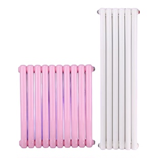 家用暖气片钢制二柱大水道散热器片钢制水暖壁挂式取暖器集中供暖