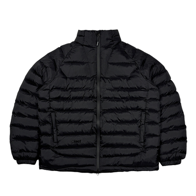 C.t2025冬季压胶排骨小立领棉服