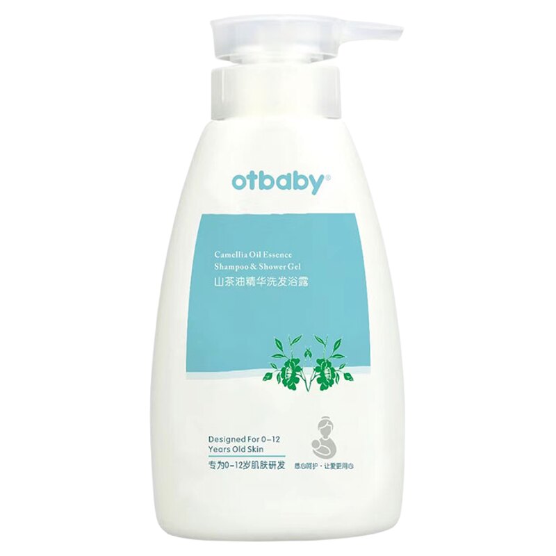 otbaby山茶油温和无泪洗发沐浴露