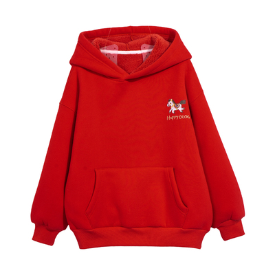 【新年新品】男童加绒卫衣年服