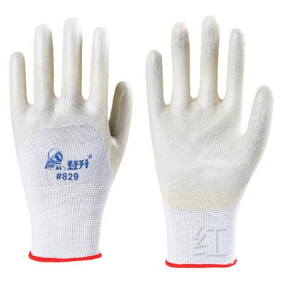 劳保手套登升829pvc钢筋防滑挂
