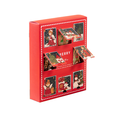 久厘圣诞节礼品盒卡通盲盒包装盒