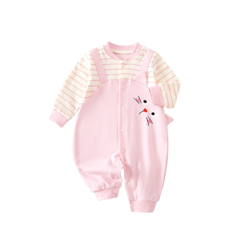 【撤柜专区】品牌专柜  婴儿衣服秋季外穿哈衣长袖纯棉爬服连体衣