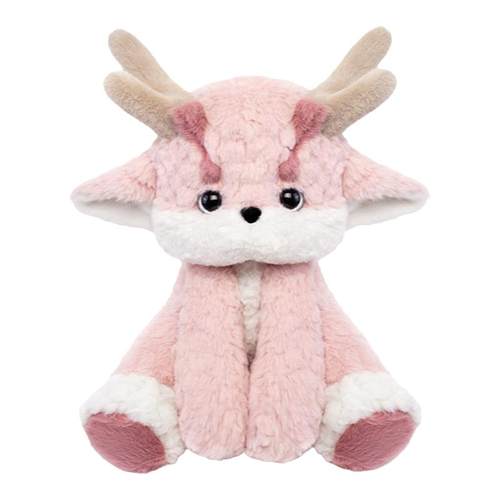 叁物集pipi小粉龙玩偶睡觉抱枕毛绒玩具可爱公仔送女朋友新年礼物