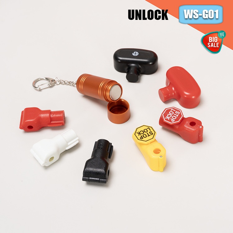货架挂钩锁扣 防盗解扣器 小挂锁专用解扣器 WS-G01 强力5600GS