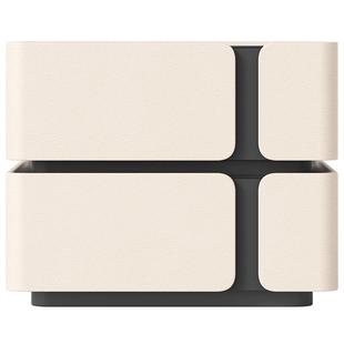 全实木智能床头柜家用卧室小型床边柜子2025爆款轻奢高级收纳柜