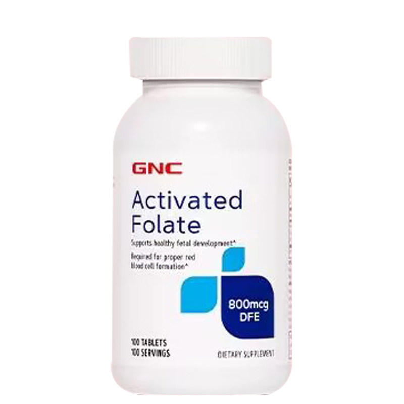 GNC五甲基四氢活性叶酸100粒进口