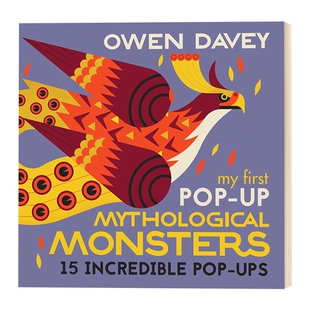 精装 英文原版 My First Pop-Up Mythological Monsters  神话动物立体书 英文版儿童图书