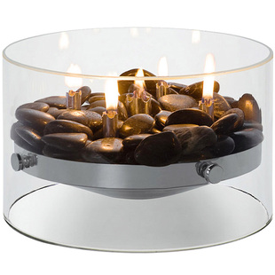 德国PHILIPPI创意烛火灯简约玻璃壁炉煤油灯烛台摆件浪漫生日礼物