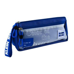 2026新款笔袋男孩子双层大容量帆布袋创意简约文具袋小学生铅笔盒男孩款透明文具袋初高中学生用高颜值铅笔盒