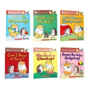 Acorn学乐橡树种子系列 小刺猬的故事  Hello Hedgehog 1-6 学乐橡子儿童桥梁故事书 英文原版进口图书 又日新