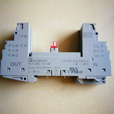 议价原装菲尼克斯 PLT-SEC-T3-BE-2905557 3类电涌保护器基座