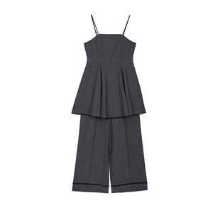 【ins博主同款】AMERI 2026年春夏粗花呢吊带连体裤0126105960120