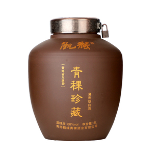 青稞酒68度青海互助县十斤大坛装纯粮食酒整箱原浆酒青海直发