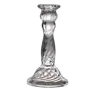 MOLA.Exqute.烛台法式浮雕玻璃中古高脚蜡烛台氛围装饰ins | 玲珑