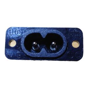 AC电源插座 八字型品质插座 8字交流带固定孔插座