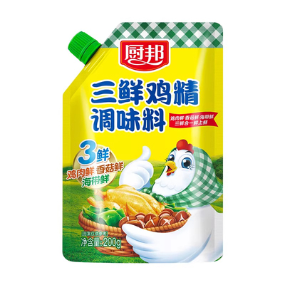 厨邦鸡精美味鲜调味品家用调味料袋装炒菜三鲜调味味精鲜味立减