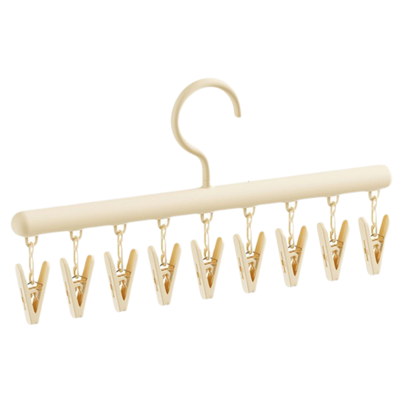 袜子晾晒架家用多功能晾衣架内衣内裤防风夹晒架一字防滑固定夹子