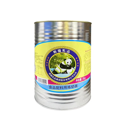 【熊猫】食品配料用炼奶酱5kg/罐