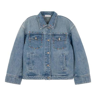 SHORT SENTENCE/短句女士时尚水洗牛仔外套上衣银泰百货301574