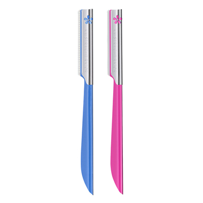 贝印修眉刀女日本安全型带防护网