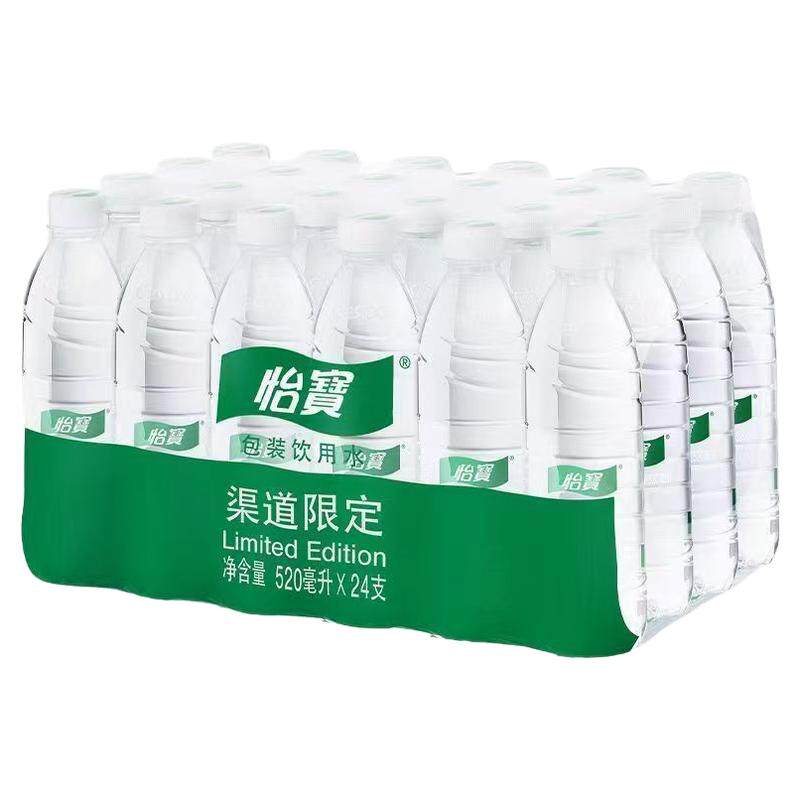 怡宝520ml×24瓶饮用水4件装