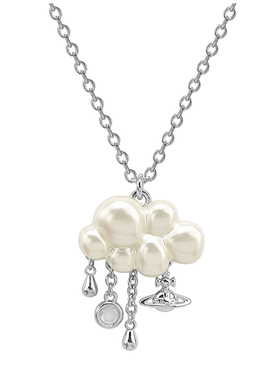 云朵珍珠项链流苏土星雨滴锁骨链