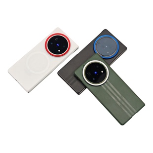 适用于vivo XFold5轻薄磁吸PC轻薄磁吸手机壳手机壳后盖新款折叠屏PC硬壳简约条纹趣装备