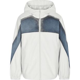 [商场同款]速写男装2025秋季新品夹克拼接宽松连帽外套9P9610220