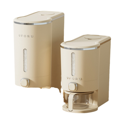 防潮密封按压式出米桶