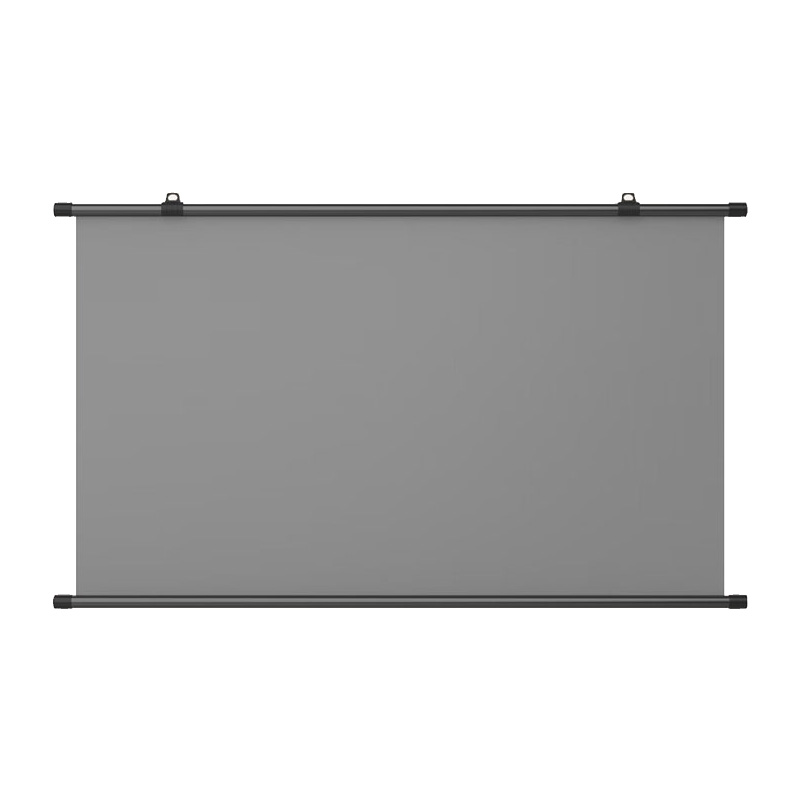 迅鑫家用超高清投影幕布挂钩免打孔光子壁挂幕84/100/120寸移动便携式贴墙卧室客厅投影布办公简易投影仪屏幕